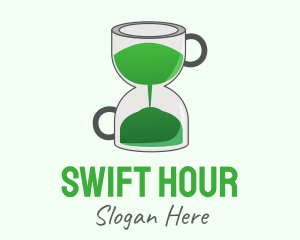 Tea Hour Glass logo design