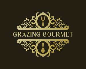 Restaurant Kitchen Gourmet logo design