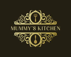 Restaurant Kitchen Gourmet logo design