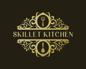 Restaurant Kitchen Gourmet logo design