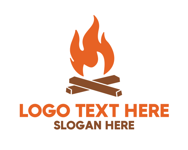 Campfire logo example 1