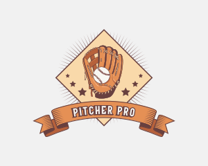 Baseball Sports Gloves logo design