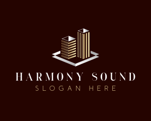 Condominium Building Property Logo