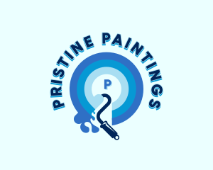 Paint Roller Painting Refurbish  logo design