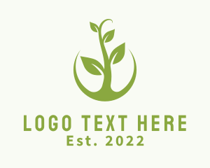 Eco Agriculture Plant logo