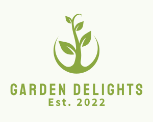 Eco Agriculture Plant logo design