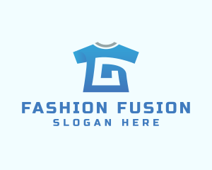 Blue Shirt Letter G logo
