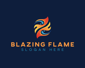 Fuel Fire Flame logo design