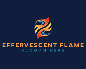 Fuel Fire Flame logo design