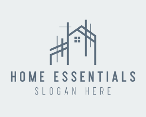 Gray Home Architecture logo design