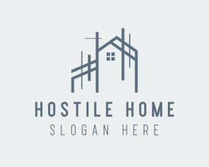 Gray Home Architecture logo design