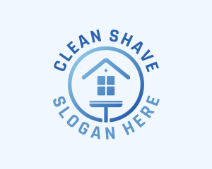 House Squilgee Cleaning logo design