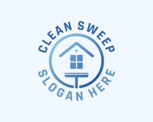 House Squilgee Cleaning logo design