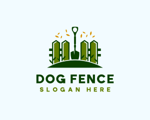 Landscaping Fence Shovel logo