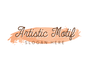 Makeup Artist Wordmark logo design