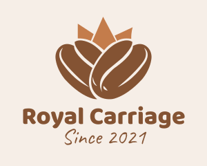 Royal Coffee Bean  logo design