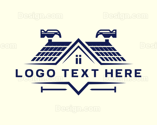 Hammer Construction Roofing Logo