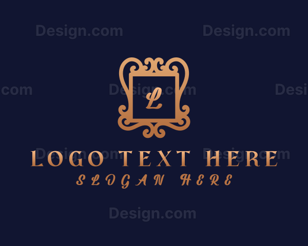 Elegant Ornamental Crest Logo