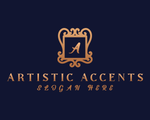 Elegant Ornamental Crest  logo design