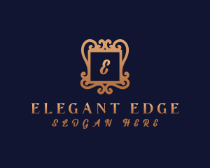 Elegant Ornamental Crest  logo design