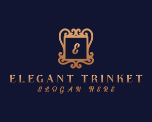 Elegant Ornamental Crest  logo design