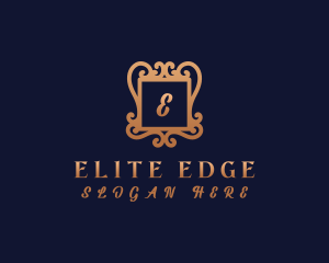 Elegant Ornamental Crest  logo design