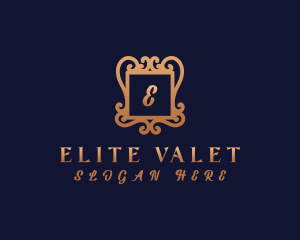 Elegant Ornamental Crest  logo design