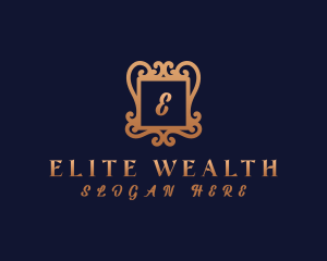 Elegant Ornamental Crest  logo design