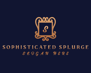 Elegant Ornamental Crest  logo design