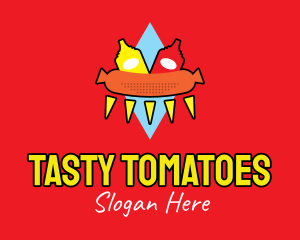 Retro Hot Dog Stand logo design
