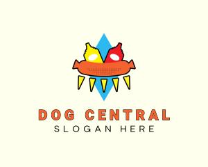 Retro Hot Dog Stand logo design