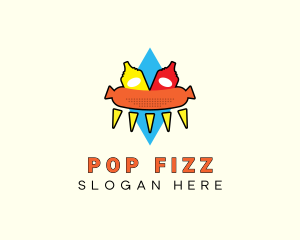 Retro Hot Dog Stand logo design