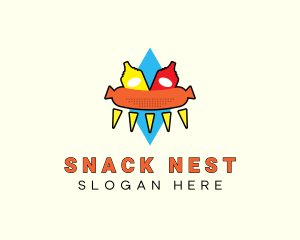 Retro Hot Dog Stand logo design