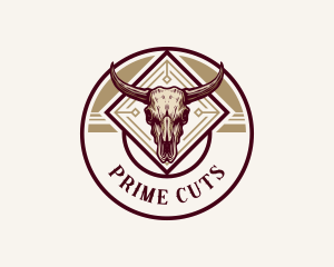 Bull Ranch Butcher logo design