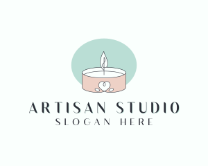 Decor Scented Candle logo design