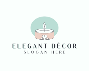 Decor Scented Candle logo design