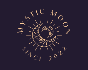 Mystic Moon Astronomy logo design