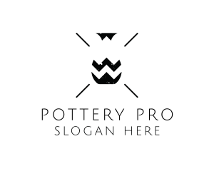 Ceramic Vase Pottery logo design