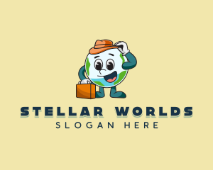 Planet Earth Luggage logo design