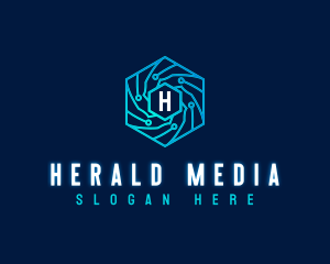 Digital Media Technology logo design