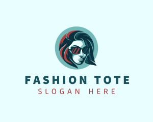 Woman Fashion Sunglasses logo design