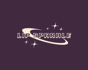 Cosmic Sparkle Orbit logo design