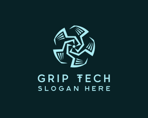 Tech AI Cyber Software  logo design