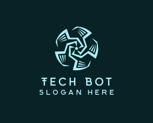 Tech AI Cyber Software  logo design