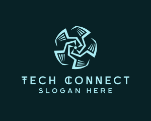 Tech AI Cyber Software  logo design