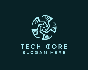 Tech AI Cyber Software  logo design