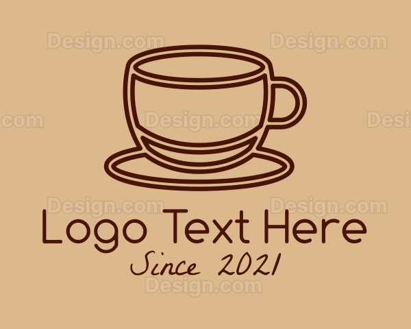 Minimalist Coffee Cup Logo