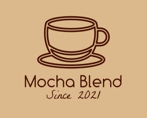 Minimalist Coffee Cup  logo design