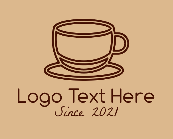 Minimalist Coffee Cup  logo