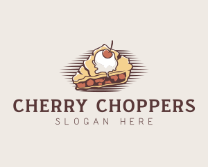 Cherry Pie Dessert logo design